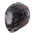Cască Moto Droid Blaze Matt Black / Red Fluo Caberg