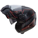 Cască Moto Droid Blaze Matt Black / Red Fluo Caberg - imagine 4