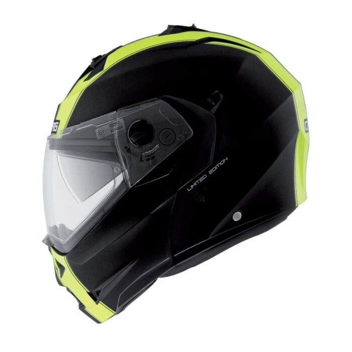 Cască Moto Duke Legend Matt Black / Yellow Fluo Caberg - imagine 3