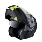 Cască Moto Duke Legend Matt Black / Yellow Fluo Caberg - imagine 4