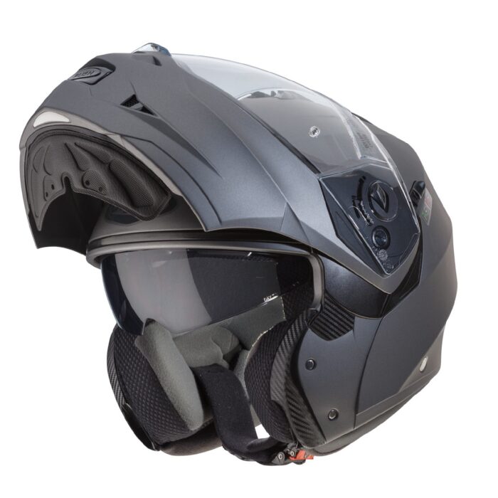 Cască Moto Duke Matt Gun Metal Caberg - imagine 4