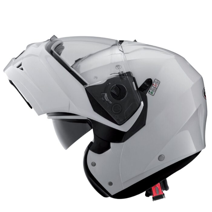 Cască Moto Duke Metal White Caberg - imagine 2