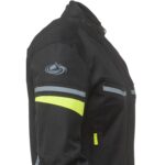 Geaca Moto Dama Rainers  DANNA-NF, Negru/Verde - imagine 4