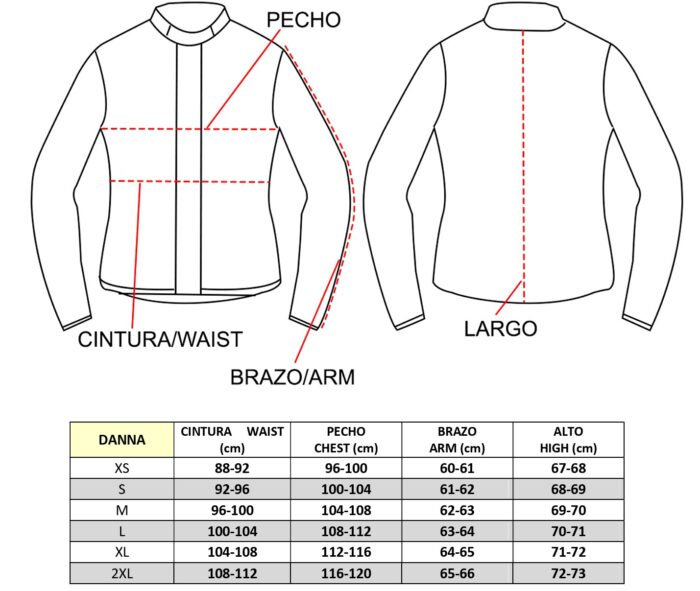 Geaca Moto Dama Rainers  DEISY-RJ, Negru/Rosu - imagine 2