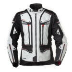 Geaca Moto Touring Rainers  TRIVOR, Gri/Alb/Negru/Rosu/Albastru
