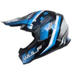 CASCA MOTO CROSS ATV ADULTI WULFSPORT ICONIC HELMET - imagine 5