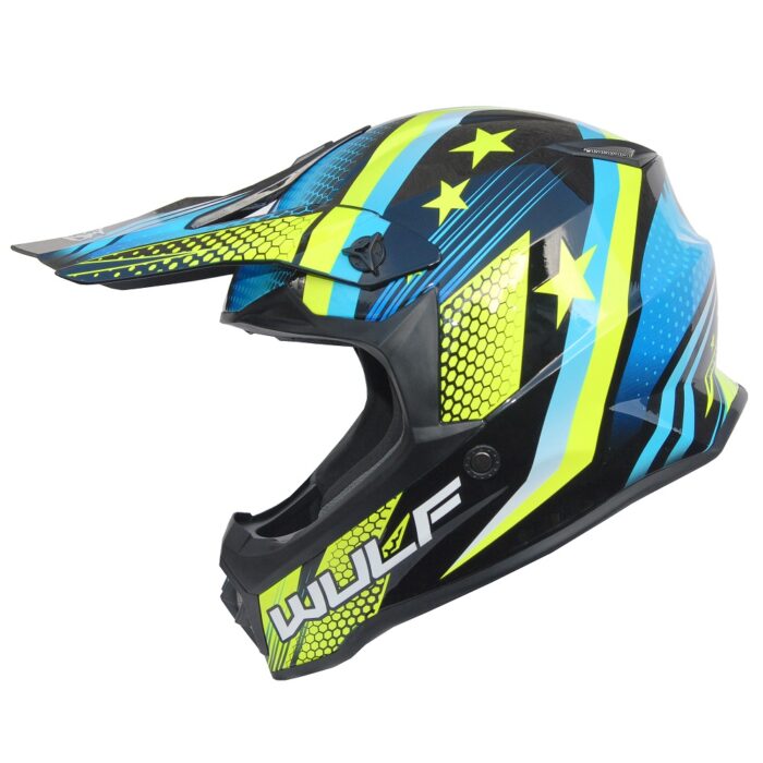 CASCA MOTO CROSS ATV ADULTI WULFSPORT ICONIC HELMET - imagine 2