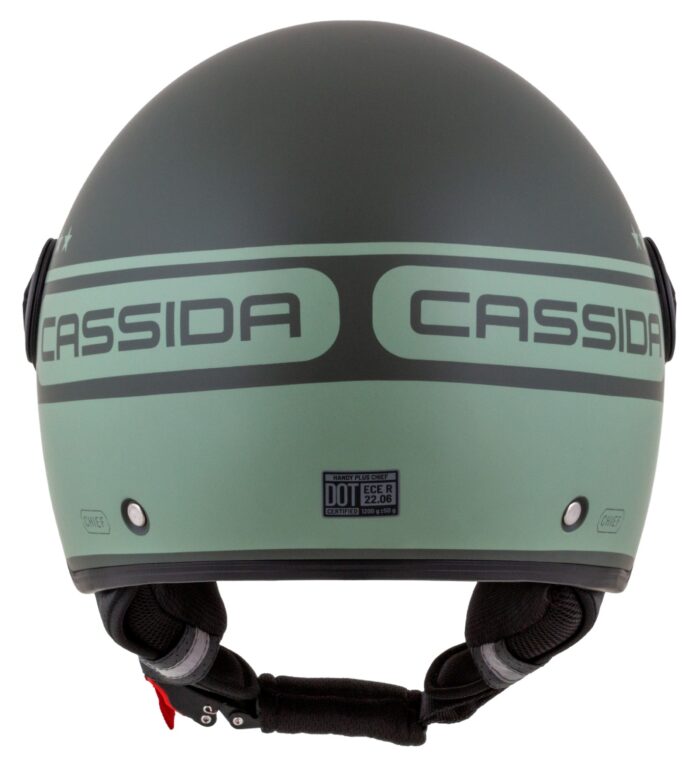 Casca moto cassida Handy 2025 verde mat - imagine 5