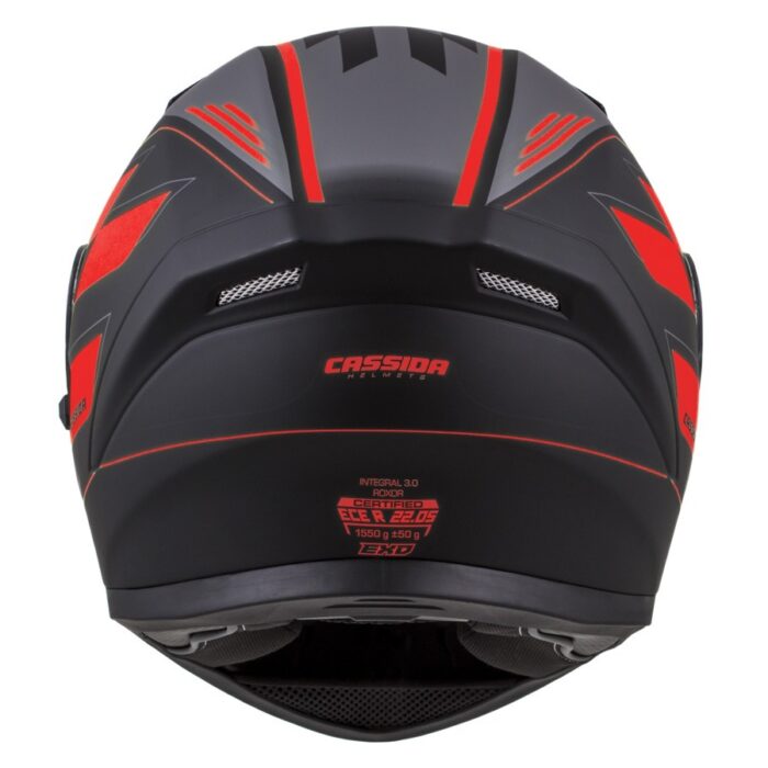 Casca Moto integrala 3.0 Roxor Cassida +viziera fumurie inclus - imagine 3